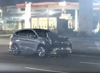 Vista del atropello fatal en la entrada de Las Acacias.  /  Captura de video: grupoelite