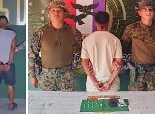 Los capturados serán puestos a órdenes de las autoridades correspondientes.  /  Foto: Senafront