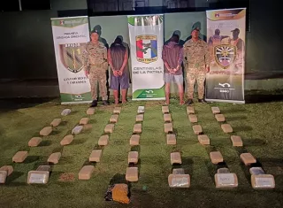 Capturan dúo binacional en Jaqué transportando marihuana