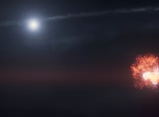 El Hubble descubre dos violentas colisiones de rocas 