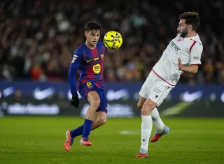 El centrocampista del FC Barcelona Pedri. /Foto: EFE