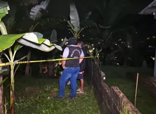 Todo el perímetro fue cerrado para preservar la escena del crimen. Foto: Cortesía