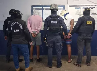 Los sospechosos serán remitidos a la cárcel de Colón.  /  Foto: MP