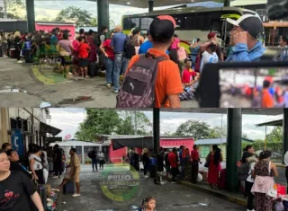 Terminal de Changuinola colapsa por alta demanda de viajeros 