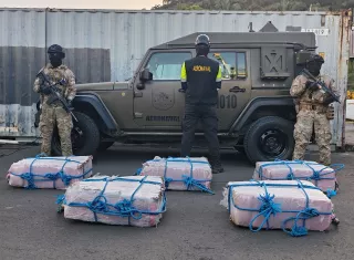 Algo no cuadraba en el contenedor y aparecieron 301 paquetes de droga