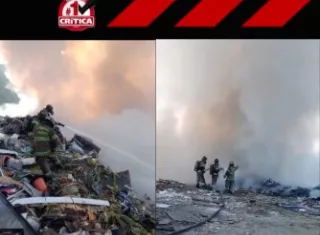 Bomberos logran controlar Incendio en vertedero de Cárdenas