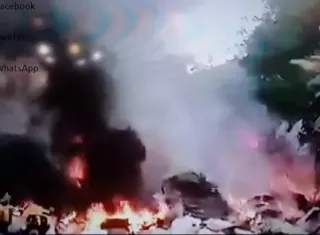 Conato de incendio en vertedero clandestino de Cárdenas 