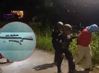 El agresor fue capturado antes de que ocurriera una tragedia.  /  Fotocomposicón: PN