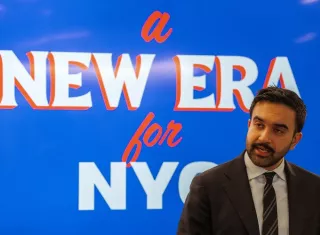El alcalde de Nueva York asume  el cargo en una estación histórica del metro