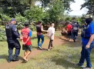 Las autoridade lograron aprehender a 9 involucrados en este caso de privación.  /  Foto: MP