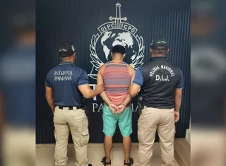 El tico será extraditado una vez se cumplan los trámites correspondientes.  /  Foto: PN