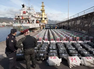 Canarias: Incautan en el mar más 9 toneladas de cocaína