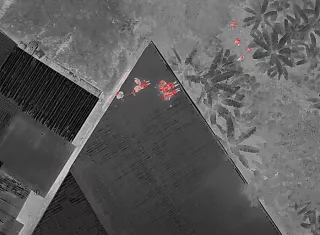 Dron térmico frustra hurto en local comercial en Pedregal