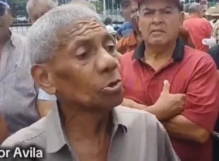 Héctor Ávila, dirigente de los jubilados. 