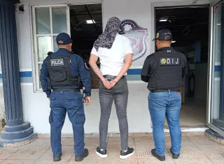 El sospechoso, supuestamente, es miembro de la pandilla autodenominada LBI o Los Bebé Inquietos.  /  Foto: PN