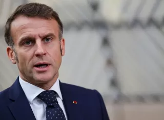 Presidente de Francia Emmanuel Macron. Foto: EFE