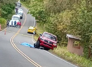 Un hombre discapacitado es atropellado y muere camino al trabajo.  /  Foto:  Melquiades Vásquez