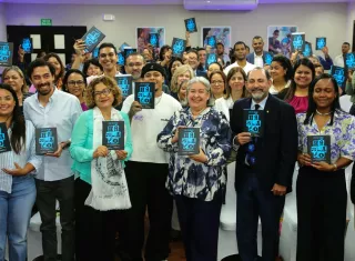 La ministra del Mides Beatriz Carles encabezó la presentación 