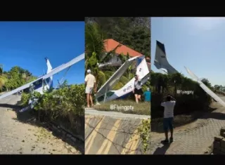 No pasó a más que un terrible susto. Los tripulantes de la aeronave se encuentran bien,
