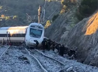 Este es el cuarto siniestro ferroviario más grave registrado en España. Foto. EFE
