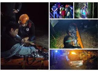 El descenso del volcán demoró unas 11 horas.  /  Fotos: BCBRP