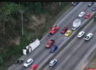 El accidente se registró a eso de las 5:30 a.m. 