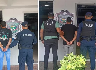 Los sospechosos, presuntamente, son miembros de grupos pandilleriles buscados por las autoridades.  /  Fotocomposición: PN