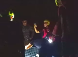 El joven disfrutaba del río la tarde de este miércoles- 