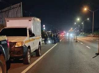 El hecho se registró en la autopista Arraiján - La Chorrera.  /  Foto: TraficoCpanama