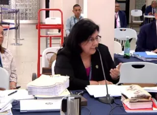 La representante de la fiscalía, Ruth Morcillo.