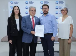 Esta obra, que se desarrollará en la provincia de Panamá Oeste, beneficiará a unas 285 mil personas hacia el año 2050, según los estimados del MINSA. Foto. Cortesía