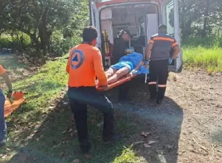El fin de semana, este hombre agredió a su madre y le prendió fuego a la vivienda con ella adentro. 