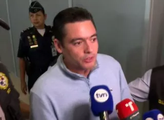 El exvicepresinde Jose Gabriel Carrizo espera su audiencia de garantias, que será mañana después del mediodía. 