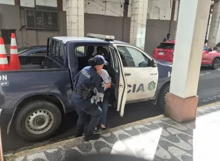 María Ramos salió de las oficinas del SPA sin ningún tipo de medida cautelar.  /  Foto: Diómedes Sánchez