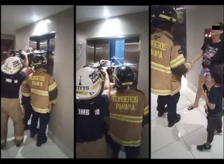 Madre e hijo viven hora de angustia atrapados en elevador de Costa del Este