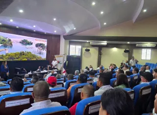 Cobre Panamá presentó el estatus actual del proyecto ante el Concejo Provincial de Chiriquí. Foto: Cortesía