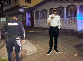 El menor de 14 fue declarado muerto en el hospital de Colón.  /  Fotomontaje: Escena del crimen y víctima