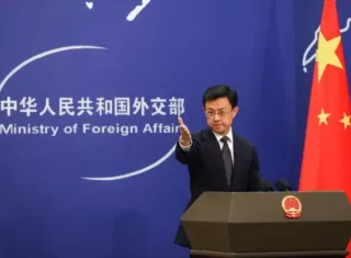 Ministeo de Relaciones Exteriores de China, Guo Jiakun, responde. 