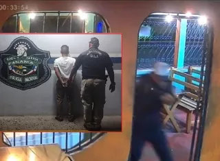 Los sospechosos fueron capturados a menos de una semana de ocurrido el asalto.  /  Fotocomposición: PN