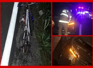 El ciclista falleció en el hospital de David.  /  Fotocomposición: BCBRP