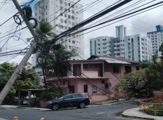 Naturgy Panamá envió cuadrillas técnicas para revisar los daños en la red.