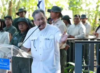 Juan Carlos Navarro, ministro de Mi Ambiente, hizo el anuncio. 