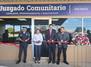 Hoy fue inaugurado en Don Bosco el primer juzgado comunitaria. Estuvo presente la ministra Dinoska Montalvo y el representante del corregimiento, Pier Janson.