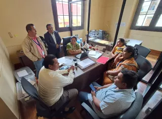 Durante la reunión se habló claro sobre el estatus real de los proyectos que se ejecutan dentro de la comarca