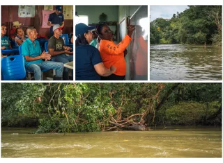 Como parte del sistema, el Canal de Panamá fortaleció dos estaciones hidrometeorológicas.  /  Foto: Cortesía