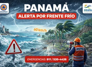 Prevención ante mal tiempo: SINAPROC pide evitar playas, ríos y áreas vulnerables. 