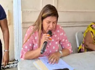 Los 11 representantes exigen a la alcaldía el pago a las juntas comunales para su correcto funcionamiento. Foto. Diómedes Sánchez