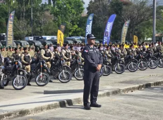 El lanzamiento del operativo 'Carnaval Seguro 2025' se lanzó la mañana de este viernes.  /  Foto: bomberospanama