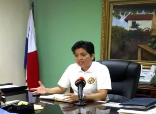 La exmiembro de la Policía Nacional, Damaris Rodríguez.