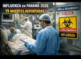 Panamá suma 19 muertes por influenza en 2026 y sigue en alerta sanitaria